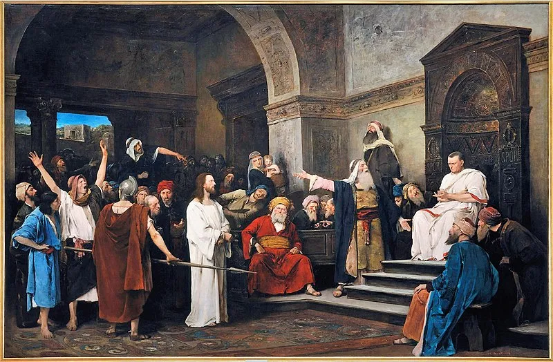 Munkácsy Mihály《彼拉多审基督》, 1881年