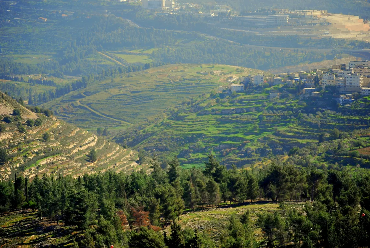 上图：便雅悯的基比亚，这里是以色列第一个王扫罗的家乡。