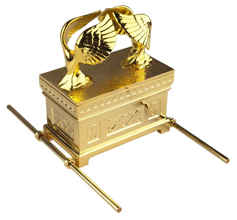 上图:约柜示意图。会幕里的约柜在犹太人被掳巴比伦后就没有再提到,上图是比较接近「山上的样式」的一个示意图。