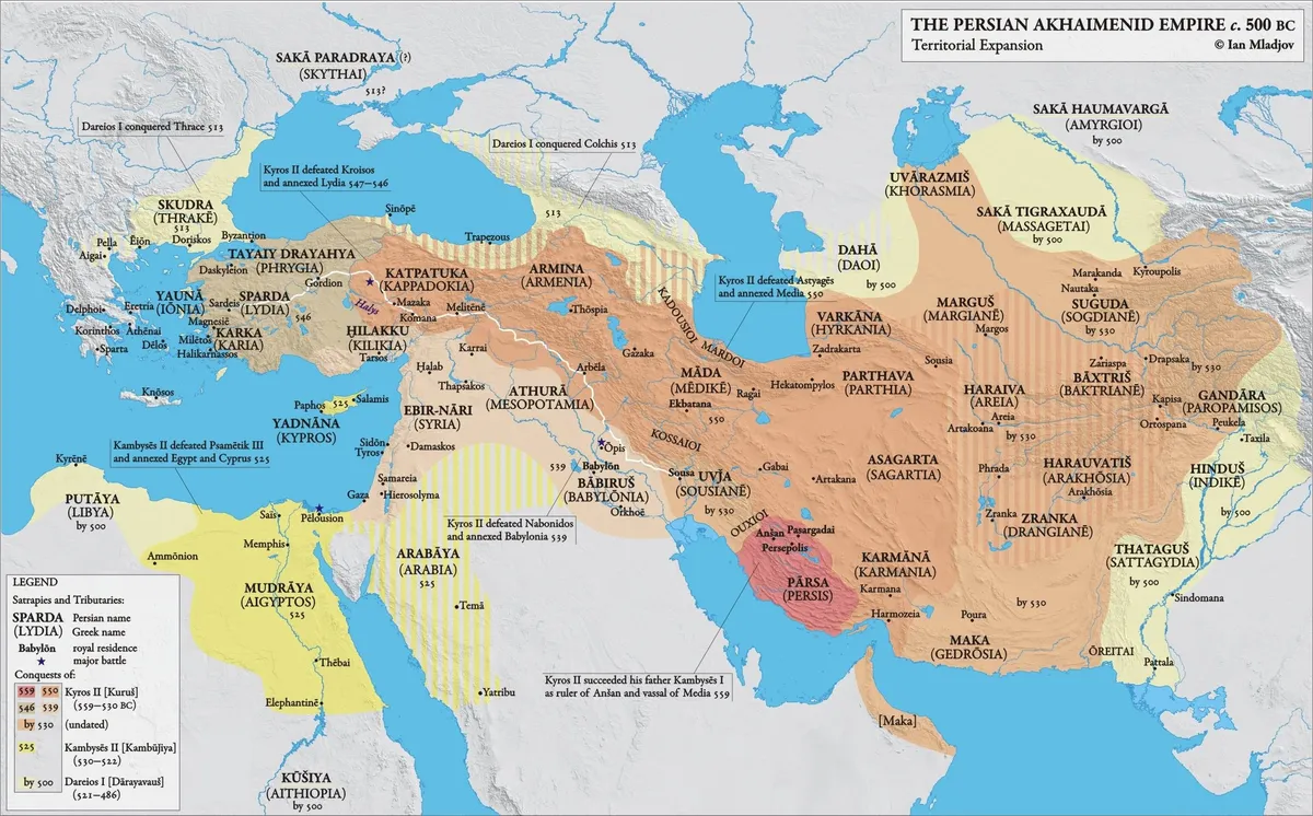 achaemenid-empire-map