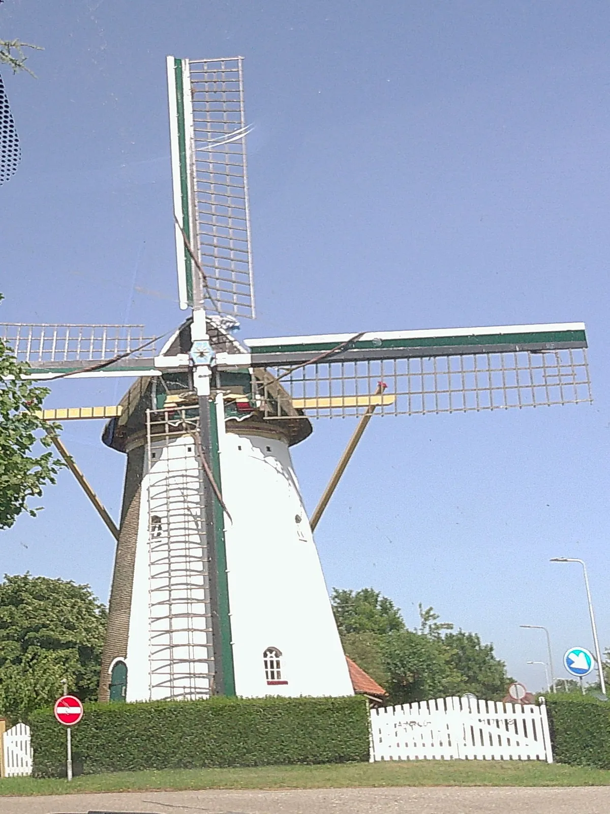 the windmill of Rockanje, the Netherlands