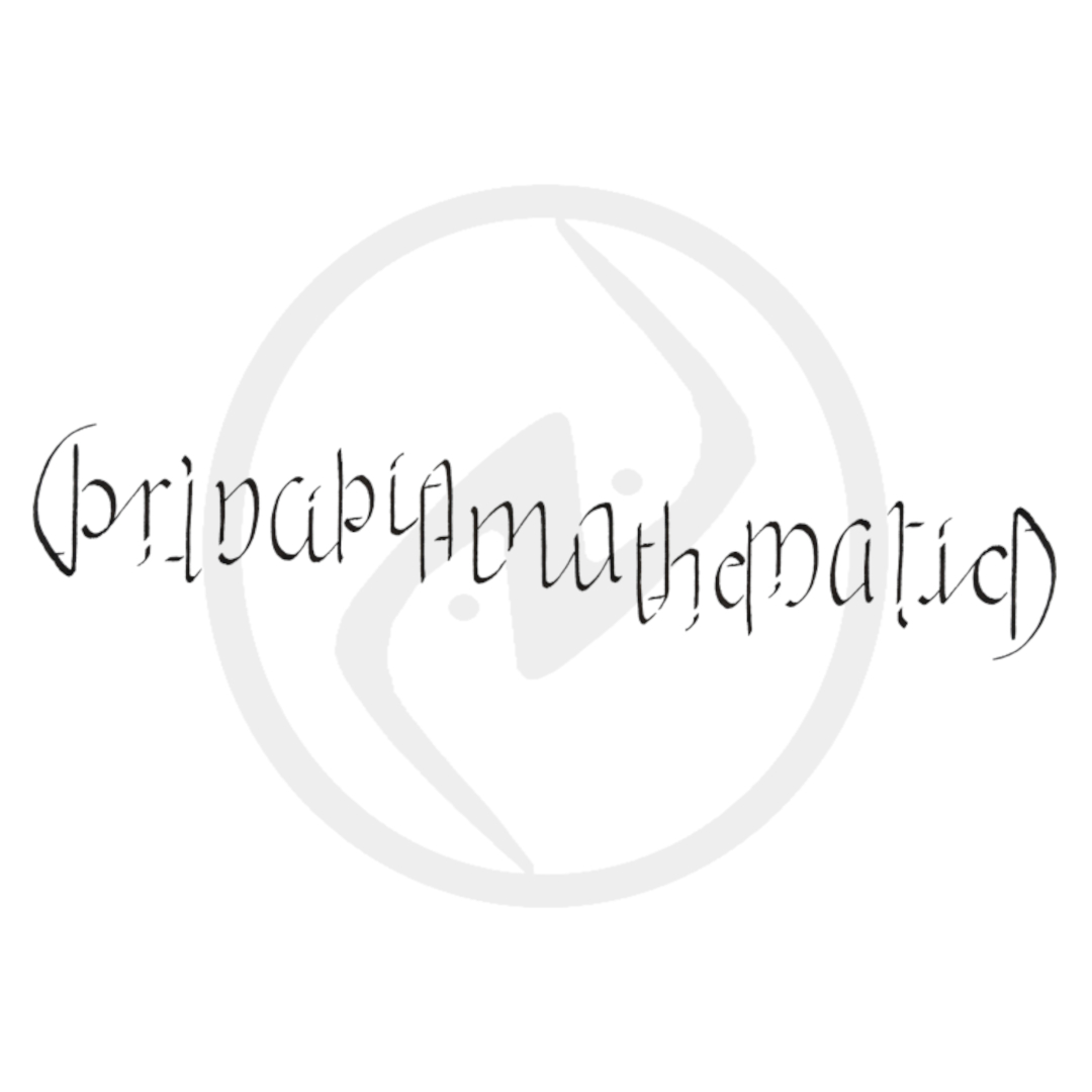 Principia Mathematica Ambigram nakul bhalla douglas hofstadter godel escher bach