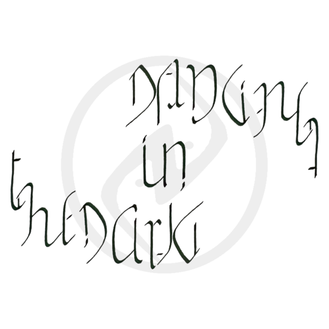 Dancing In The Dark Ambigram nakul bhalla douglas hofstadter godel escher bach