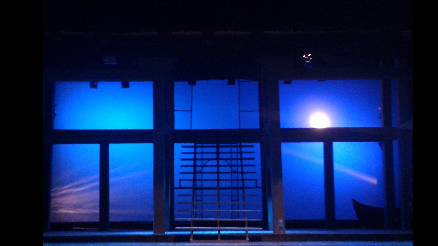 The beautiful set for The Man for All Seasons