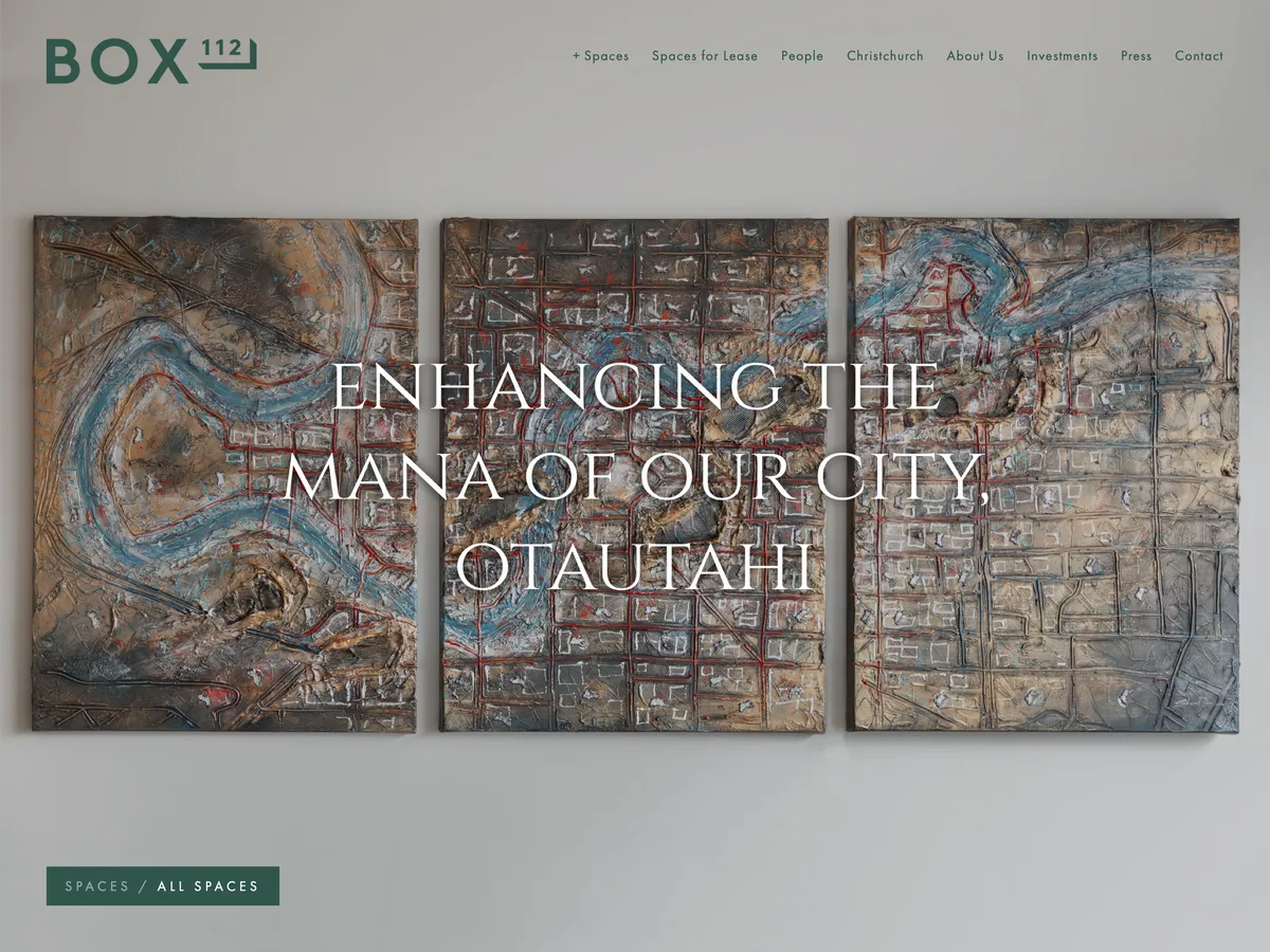 Box 112 website