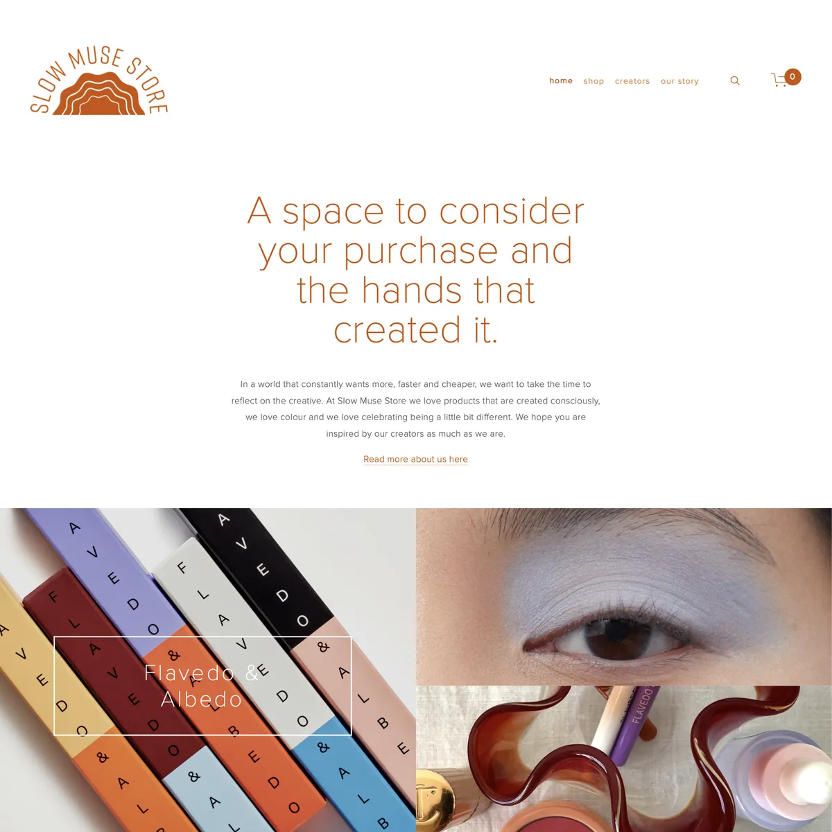 Slow Muse Store website