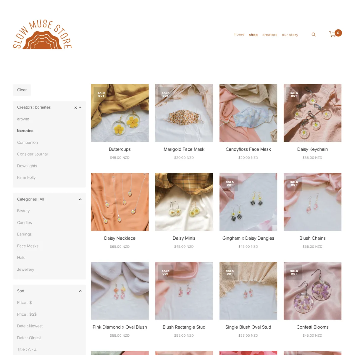 Slow Muse Store products