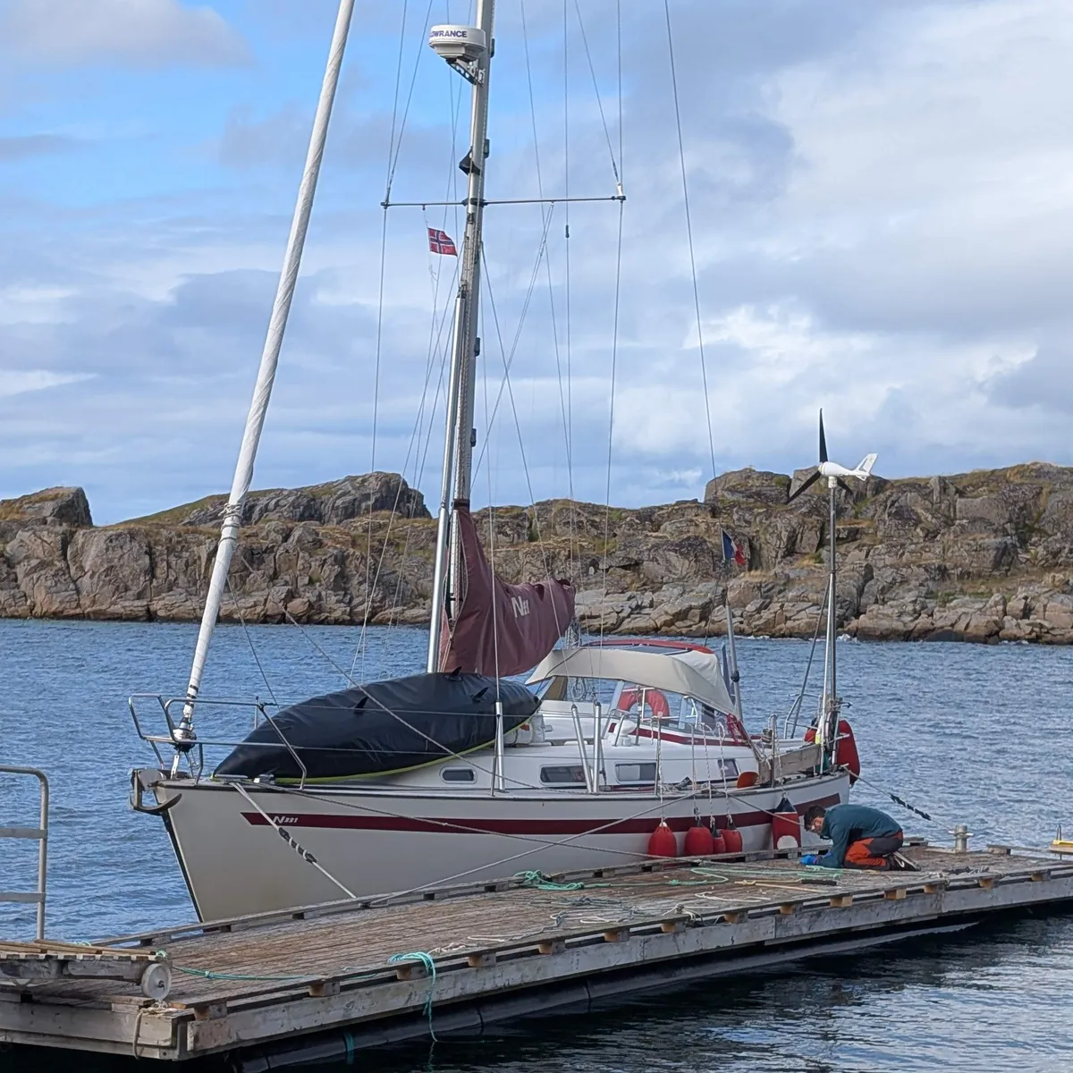repair on pontoon