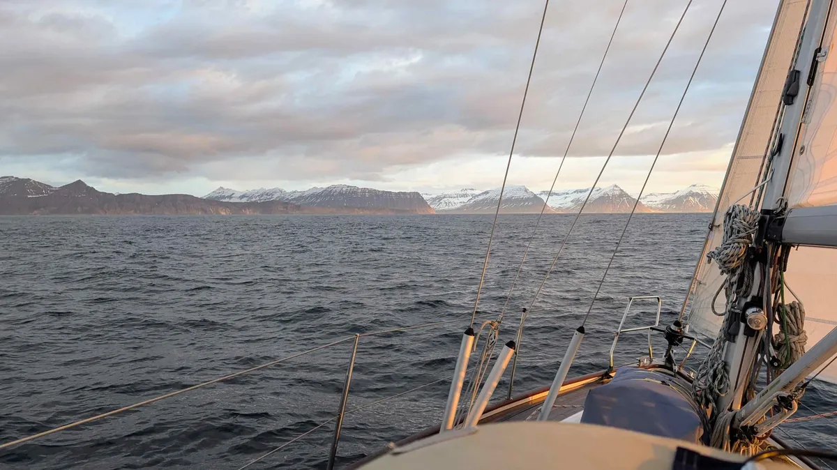 Arrival on Iceland East Coast