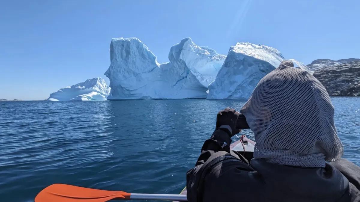 Iceberg kayaking