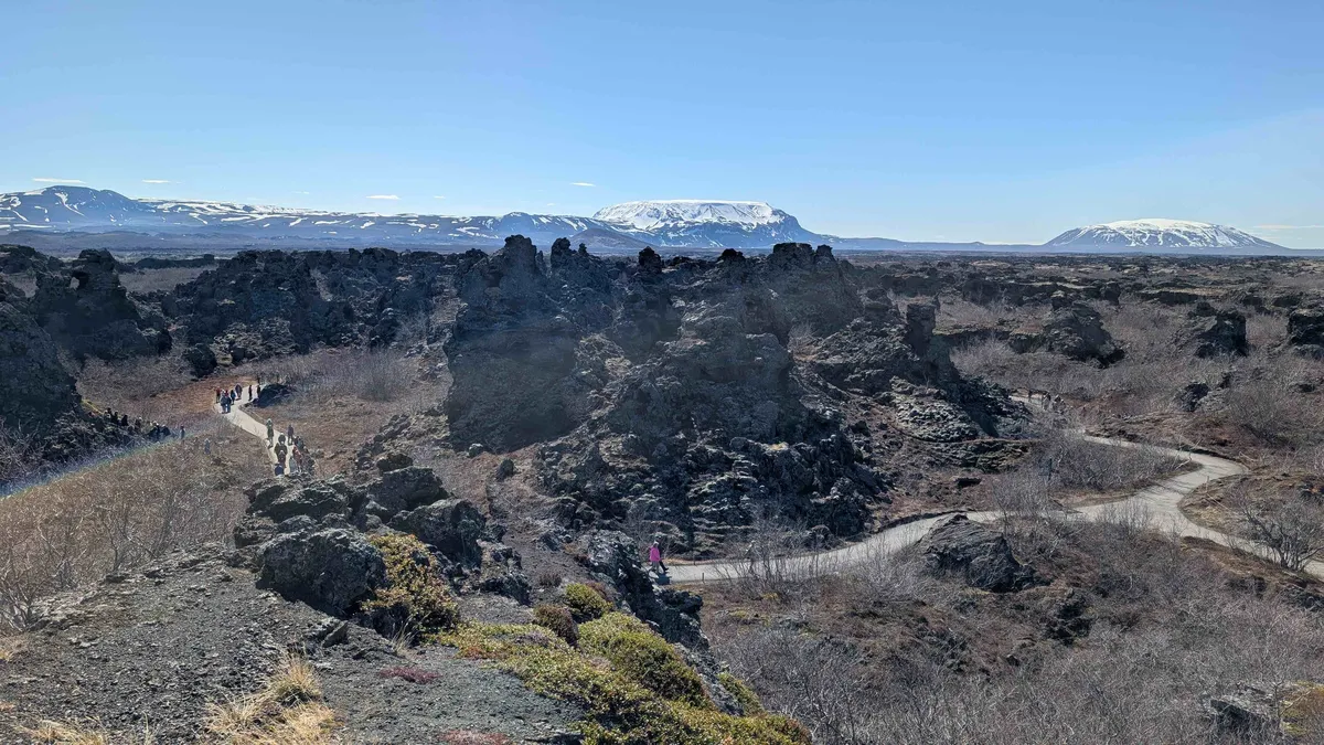 Lava field Dimmoborgir