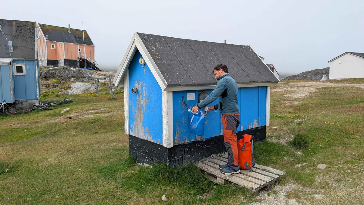 water shed greenland