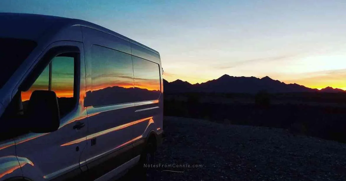 Arizona desert sunset