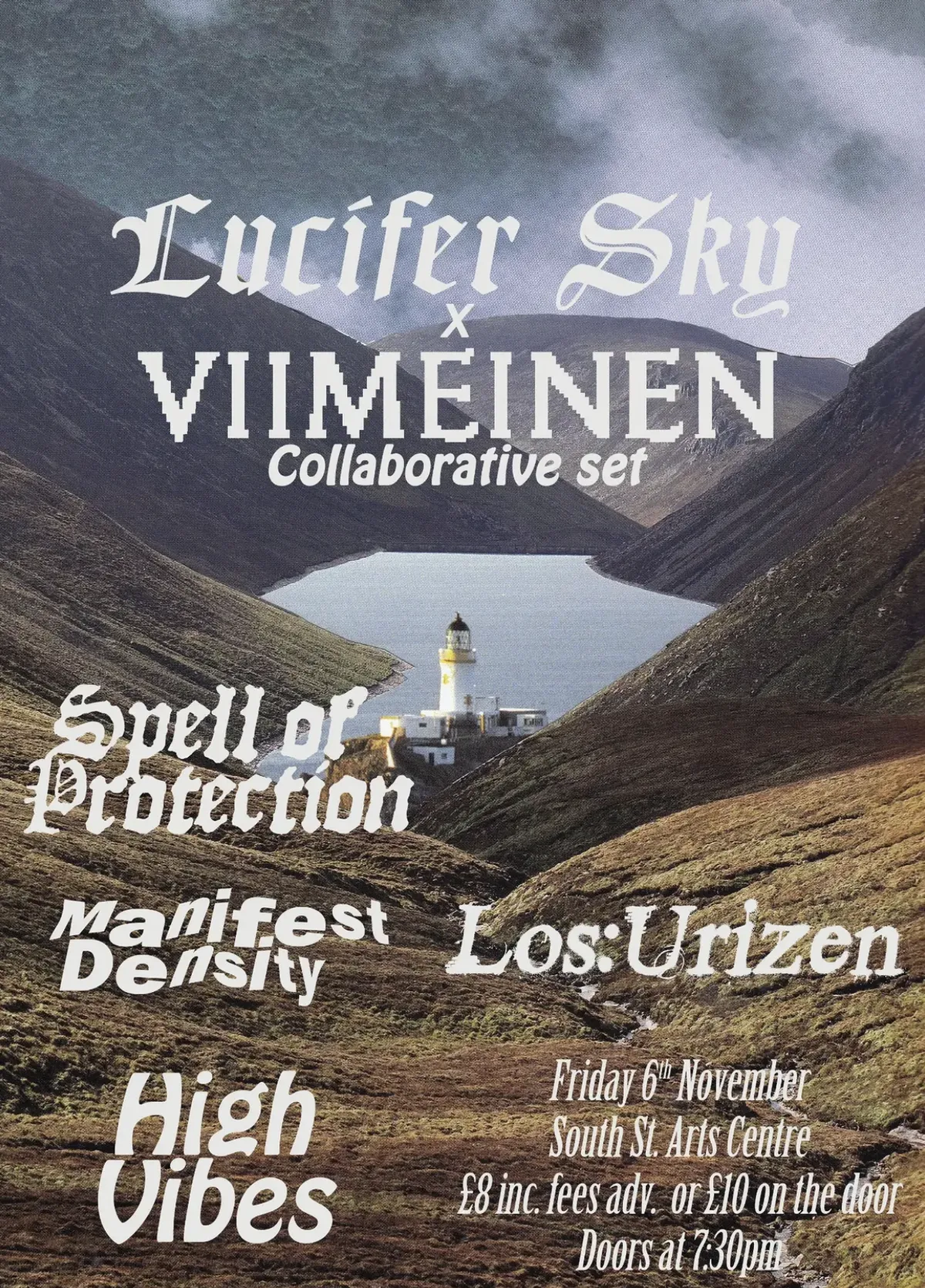 November shows with Lucifer Sky