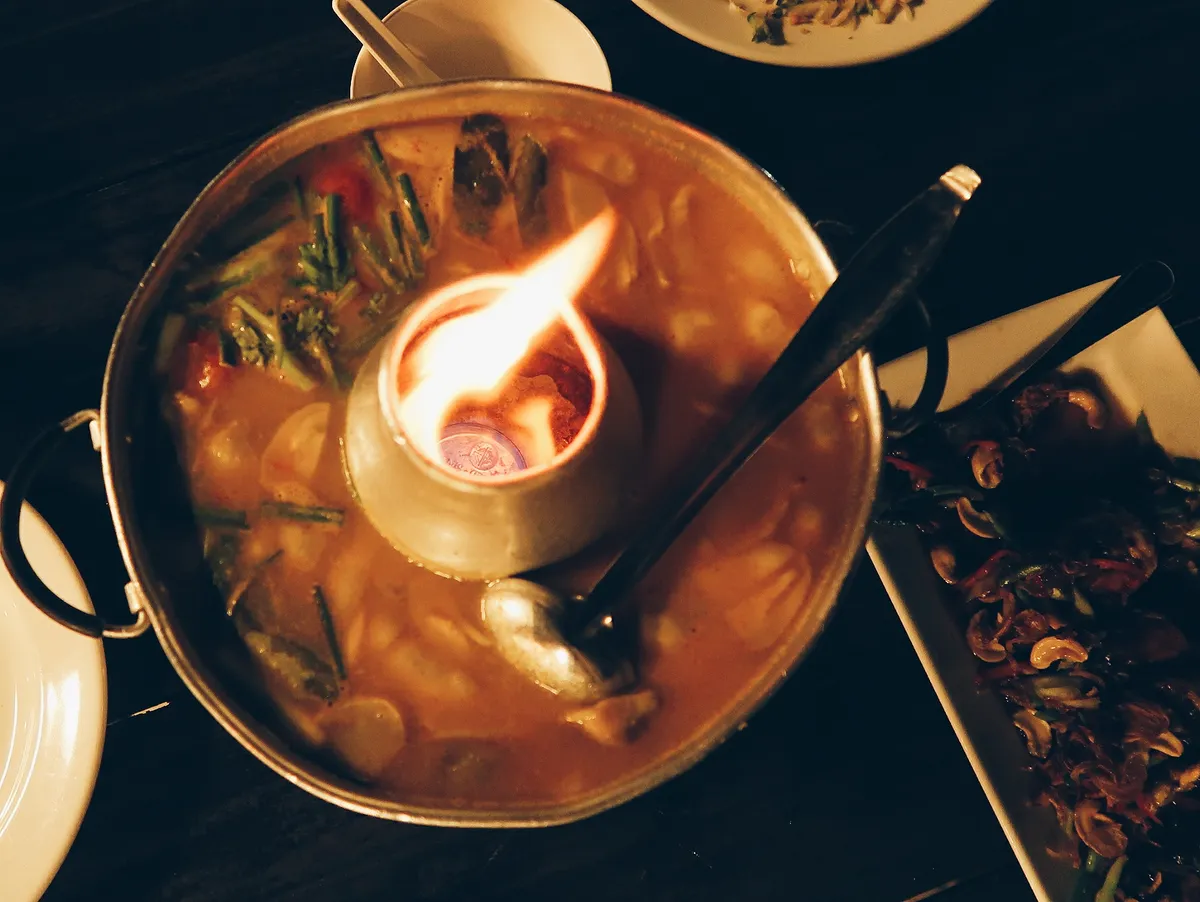 Tom yum soup, Krabi, 2017