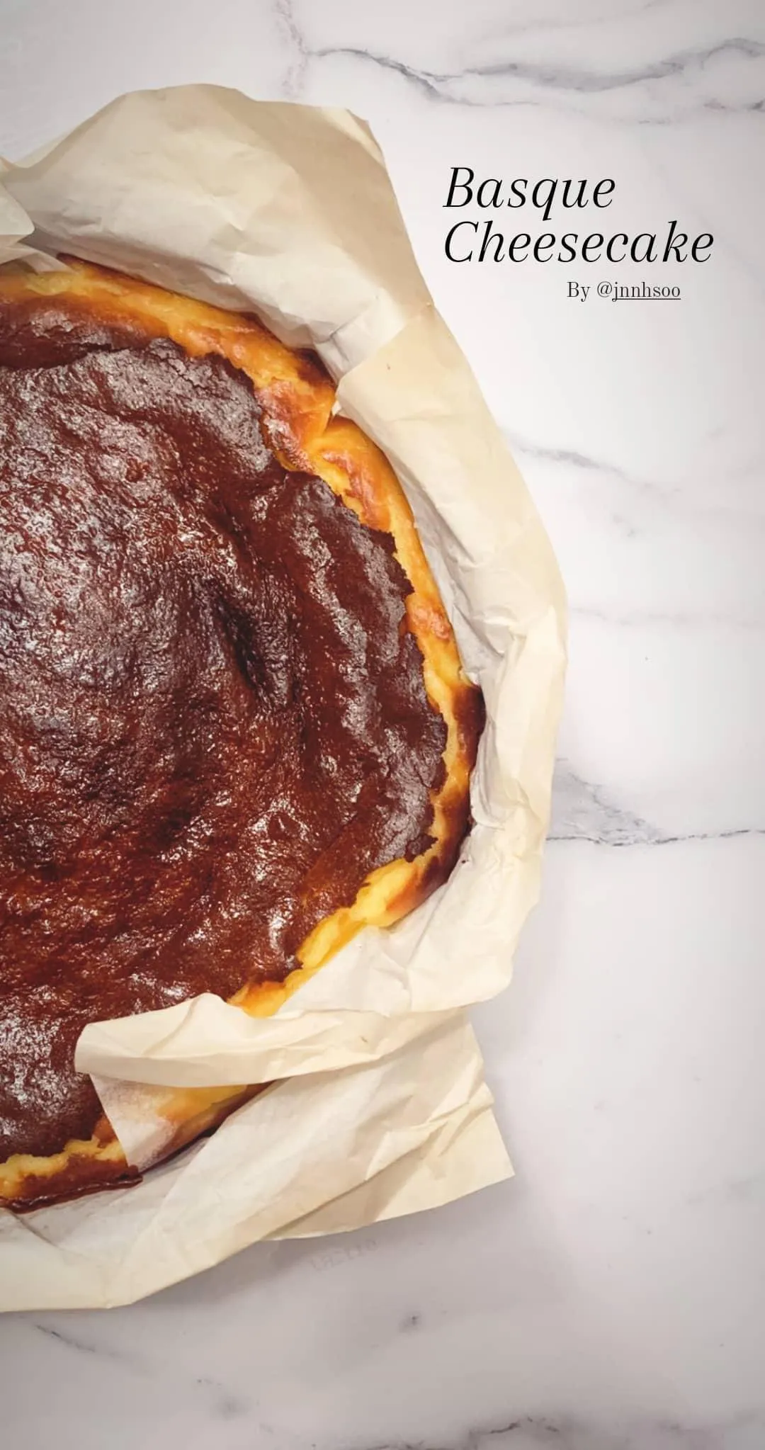 Basque cheesecake, 2020.