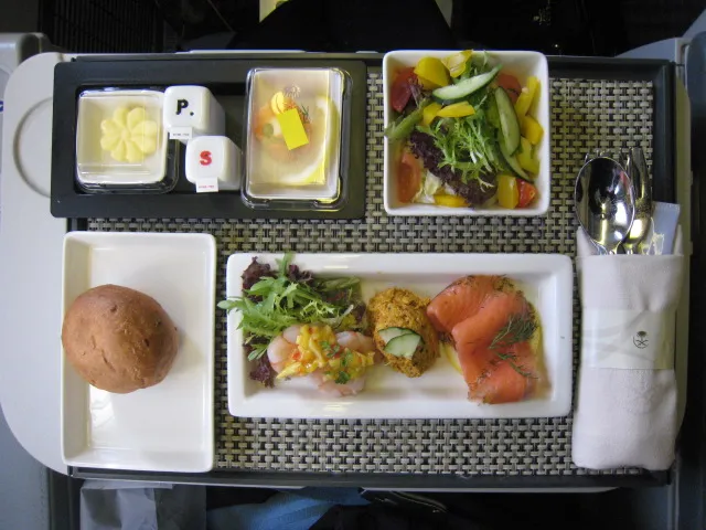 In-flight meal, Saudi Arabian Airlines, 2012
