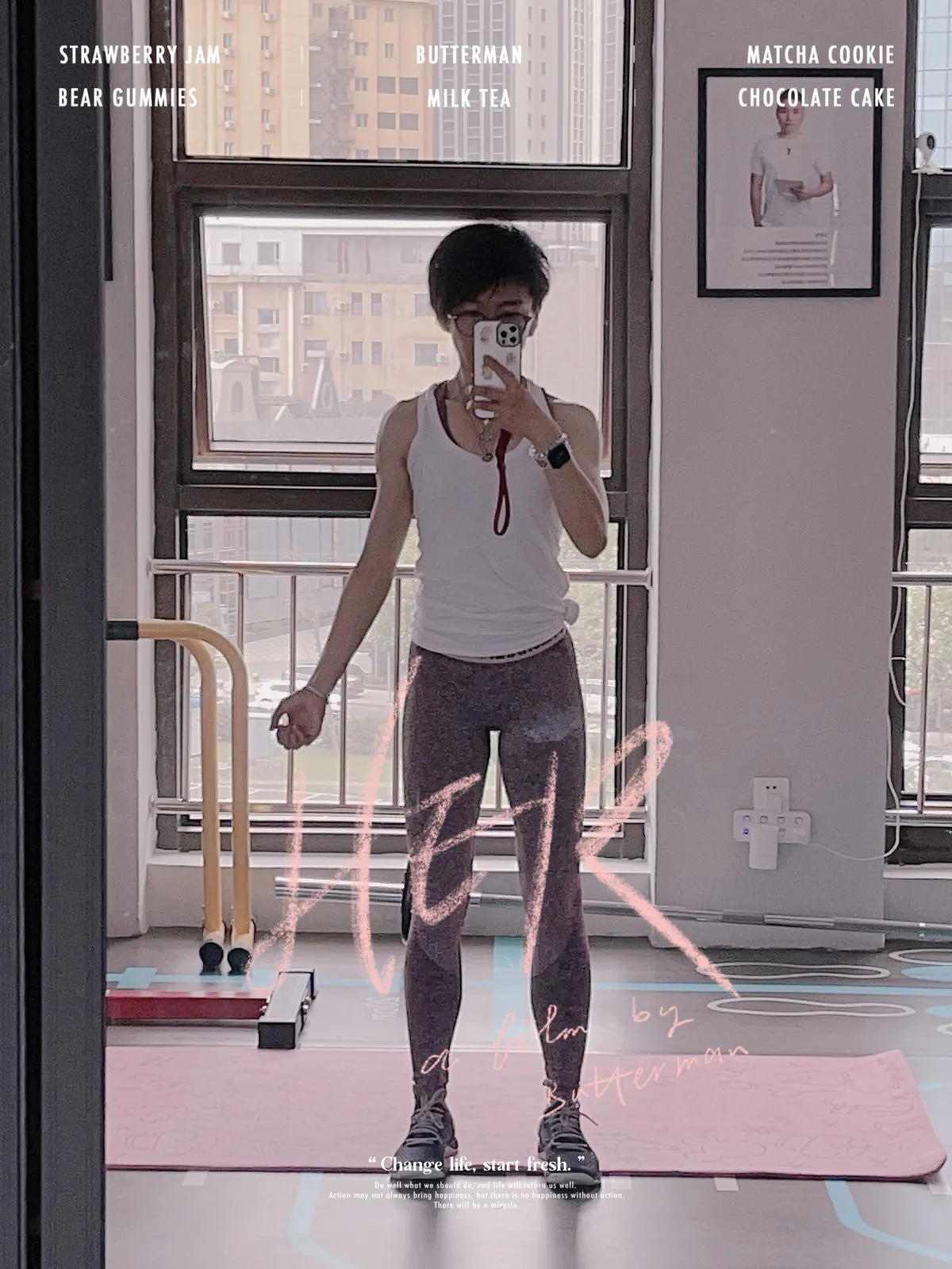 At the gym, 2019-2024