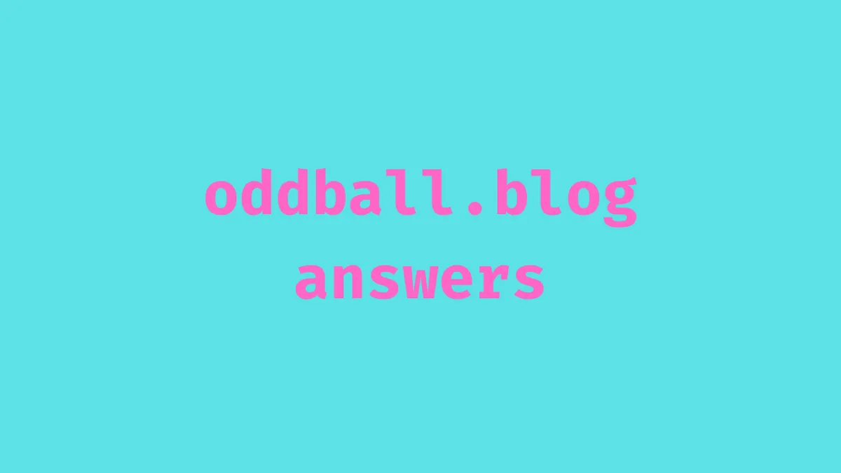 oddball_answers