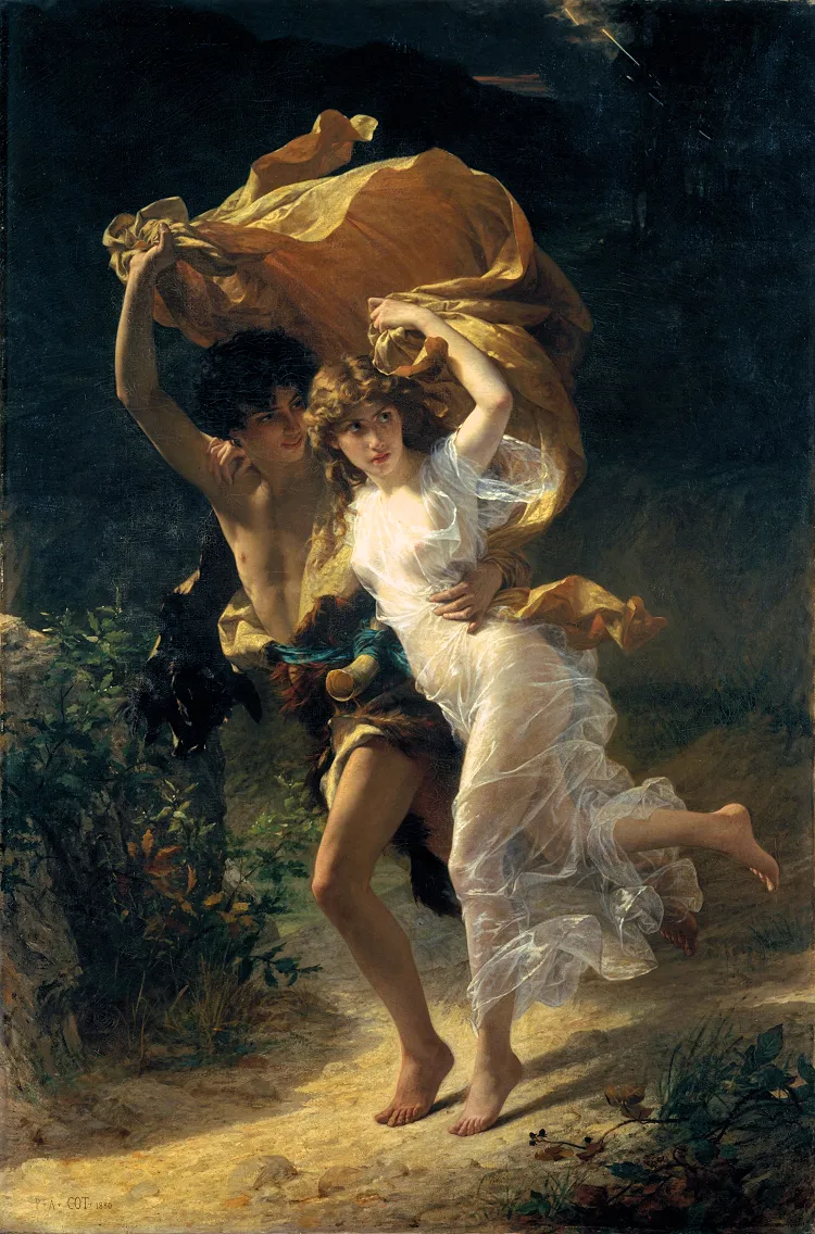 1880_Pierre_Auguste_Cot_-_The_Storm l'orage