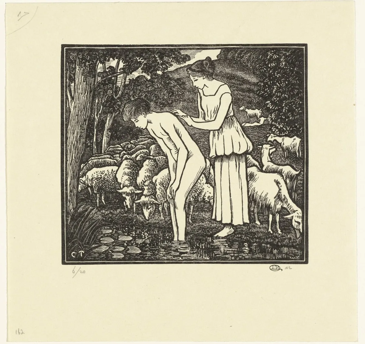 Pissarro-chloe-washes-daphnis