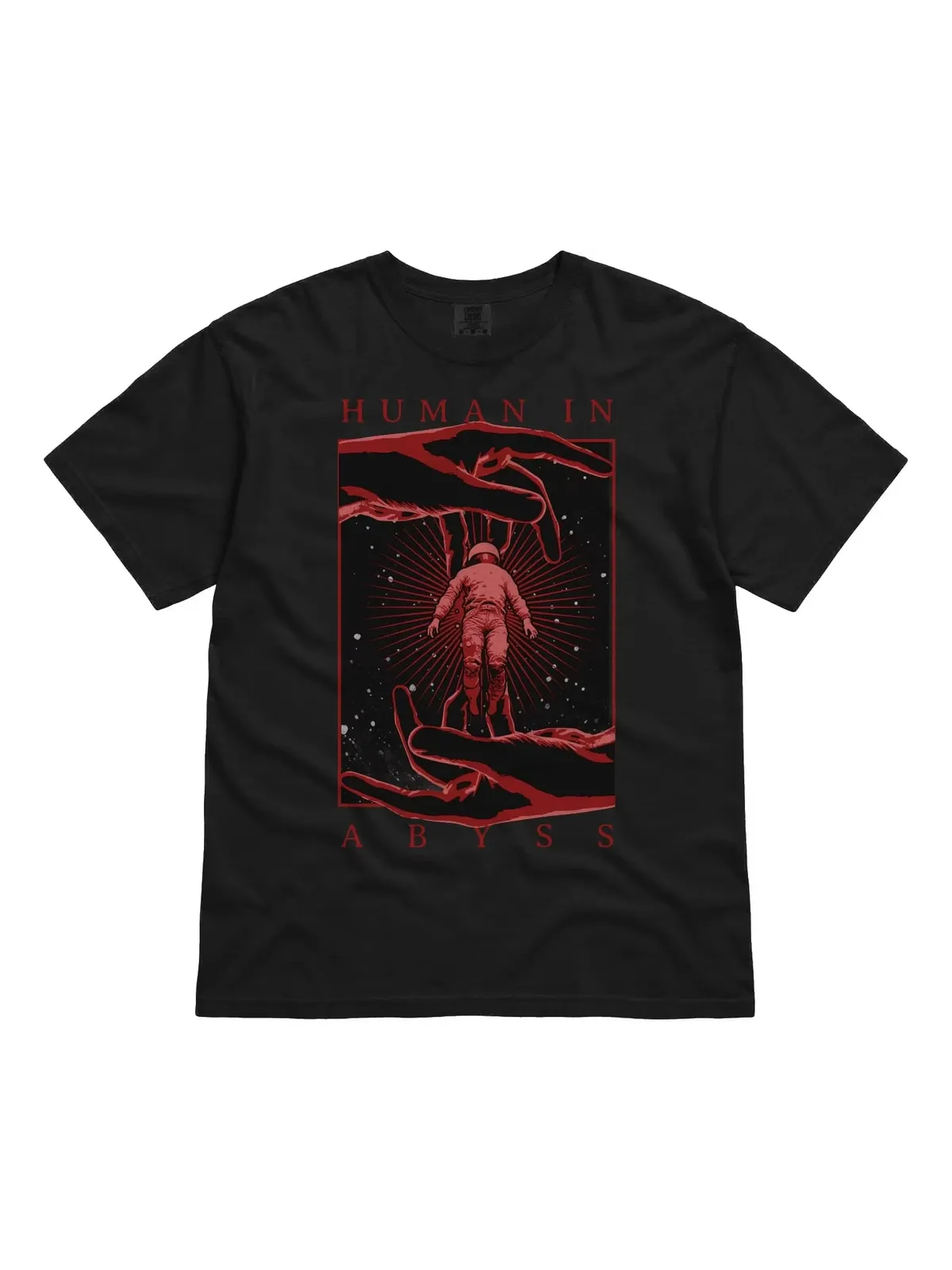 Human in Abyss Space Graphic Tee for Streetwear