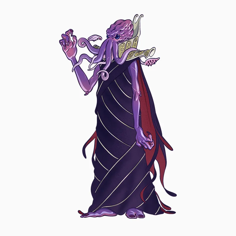 Illustrated Bestiary - Mind Lasher