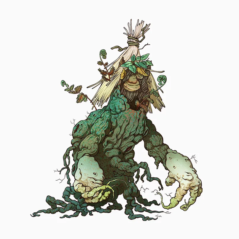 Illustrated Bestiary - Root Witch