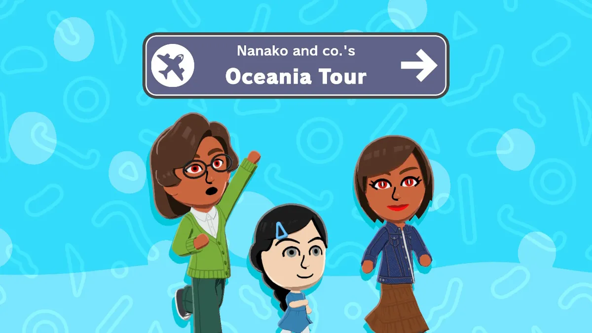 Nanako, Chance, and Phiphi go on an Oceania Tour.
