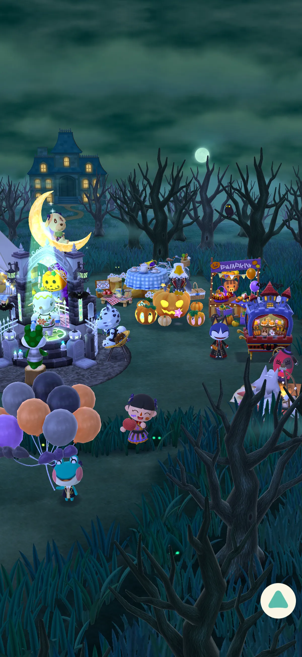 Screenshot 3 of my campsite in Animal Crossing Pocket Camp.