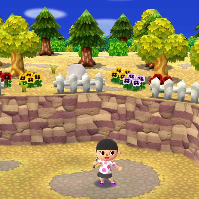 My oc, Nanako, as a villager in Animal Crossing Pocket Camp