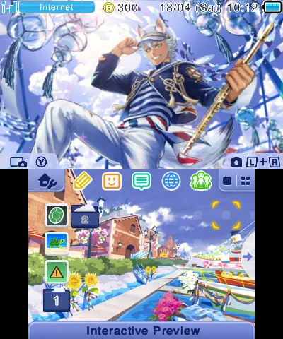 My 3DS theme about Jack Howl's Port Fest card artwork.