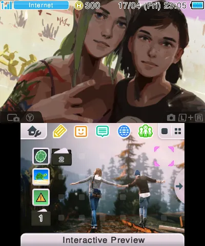 My 3DS theme about Max and Chloe.