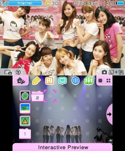 My 3DS theme about SNSD and their song 