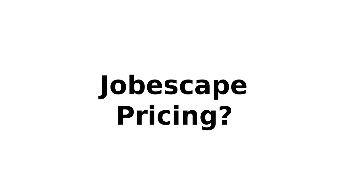 jobescape-pricing