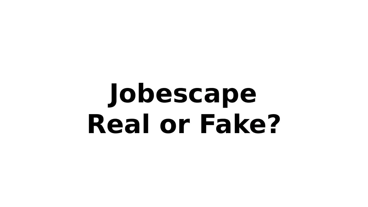 jobescape-real-fake