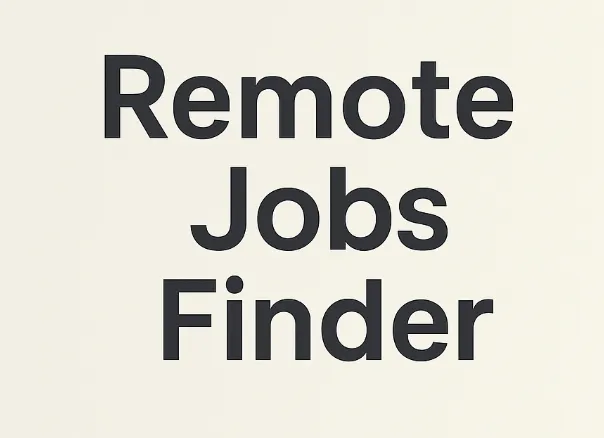 remote jobs finder