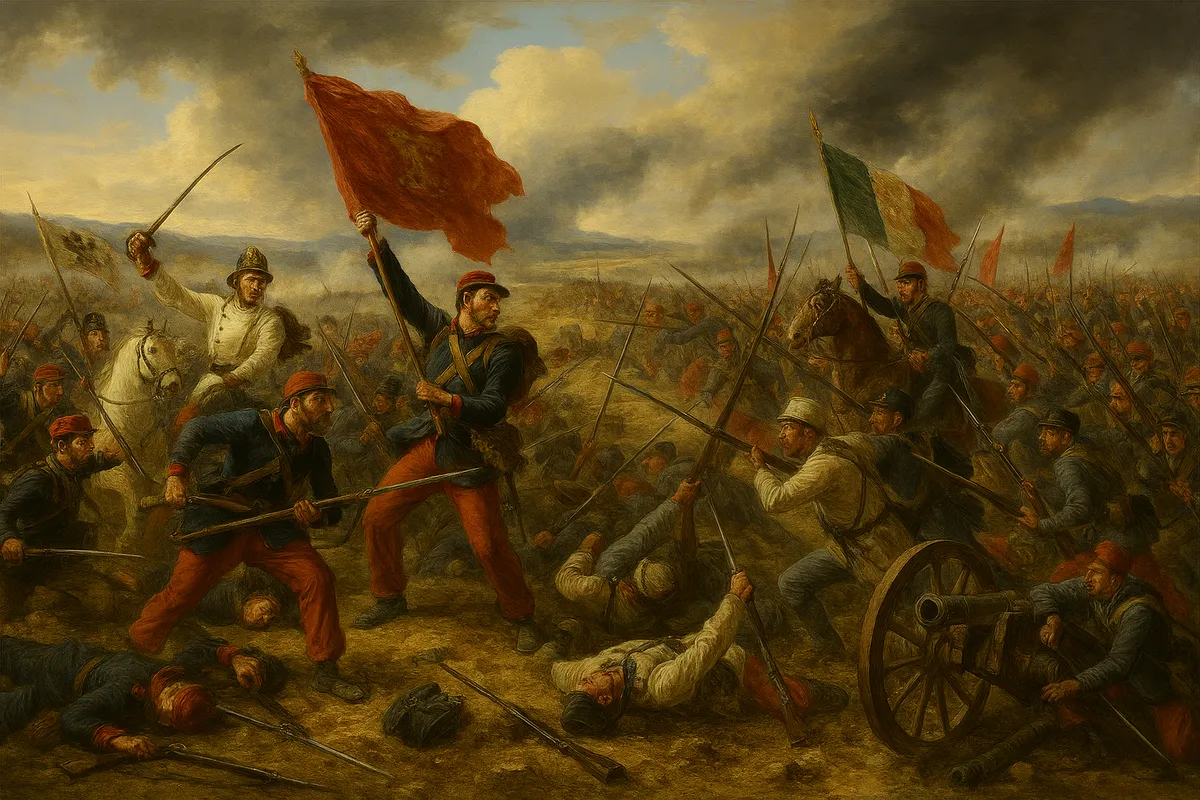 La bataille de Solferino
