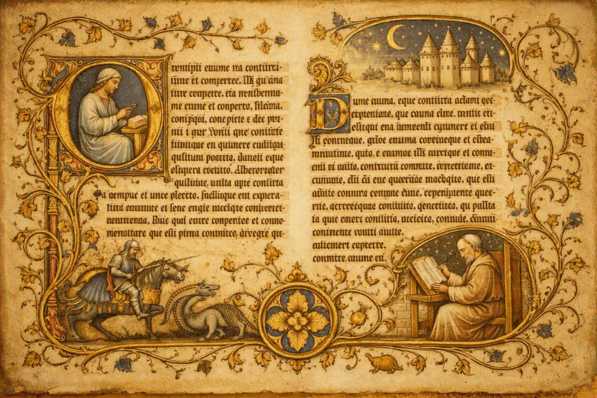 Manuscrit enluminé