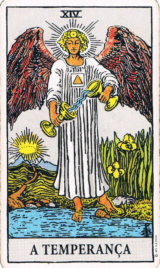 Carta da Temperança do tarot