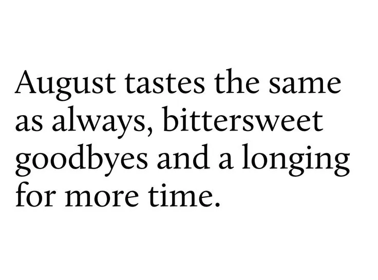 august