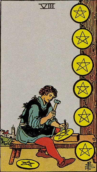 Pentacles8
