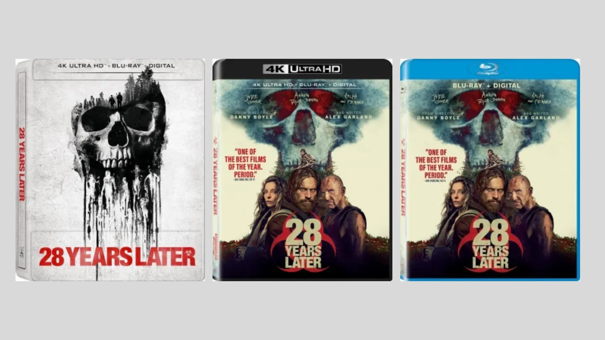 28 Years Later Steelbook 4K UHD and Blu-ray Cover Art