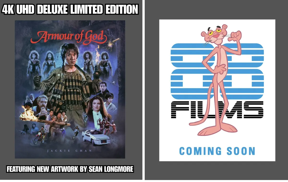 Armour of God and Pink Panther coming to 4K UHD from 88 Films
