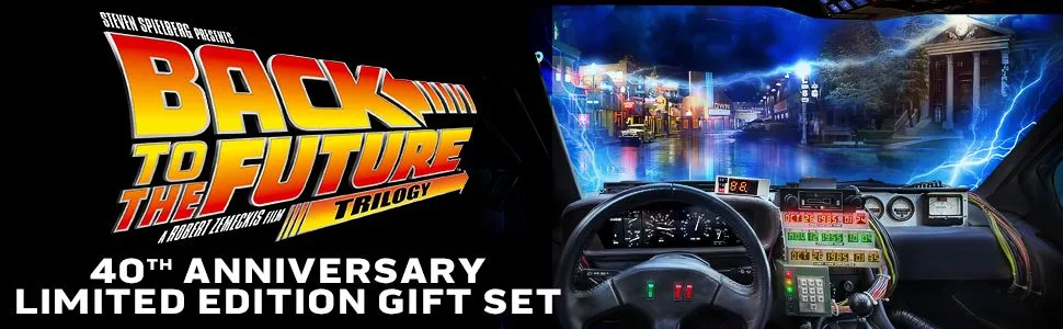 Back To The Future 40th Anniversary 4K Trilogy SteelBook Giftset