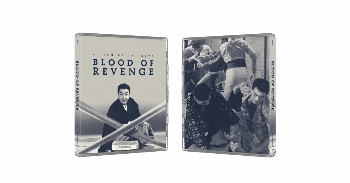Blood of Revenge Front and Back Blu-ray Covers