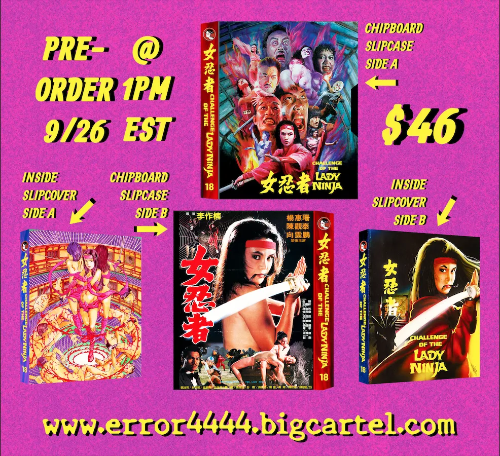 Challenge Of The Lady Ninja Limited Edition Blu Ray