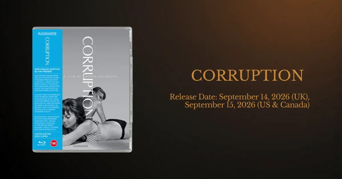 Corruption Blu-ray from Radiance Films