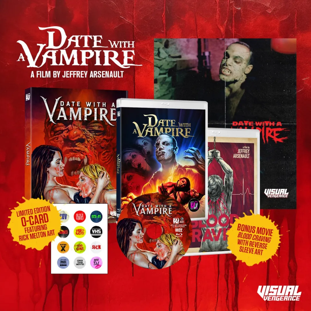Date With A Vampire Blu-ray from Visual Vengeance
