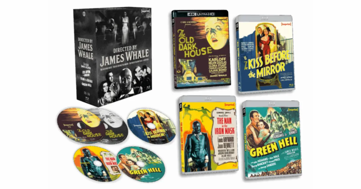 Directed By… James Whale (1932–1940) Blu-ray Box Set Announced by Imprint Films – Includes The Old Dark House in Dolby Vision